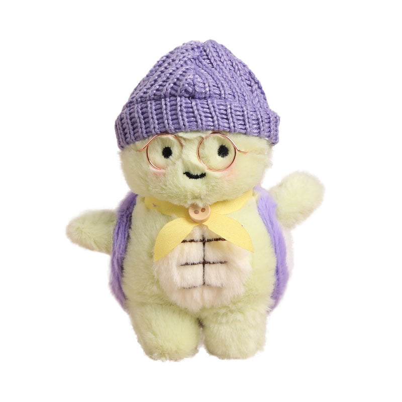 Turtle Keychain With Hat And Glasses