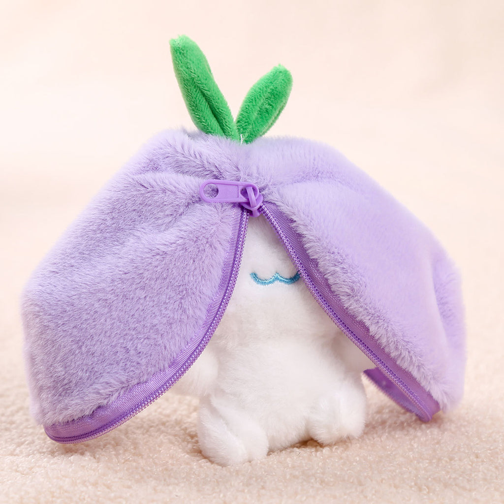 Fruit-Themed Capybara Plush Keychain