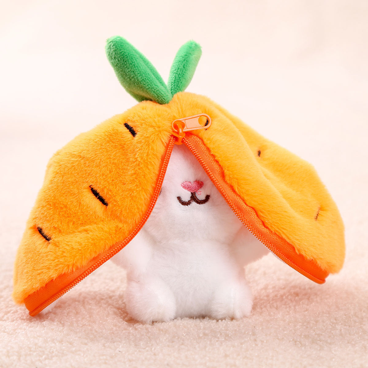 Fruit-Themed Capybara Plush Keychain