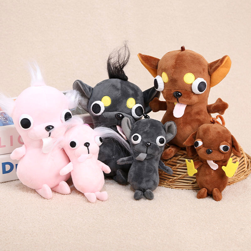 Chihuahua Plush Keychain Charm
