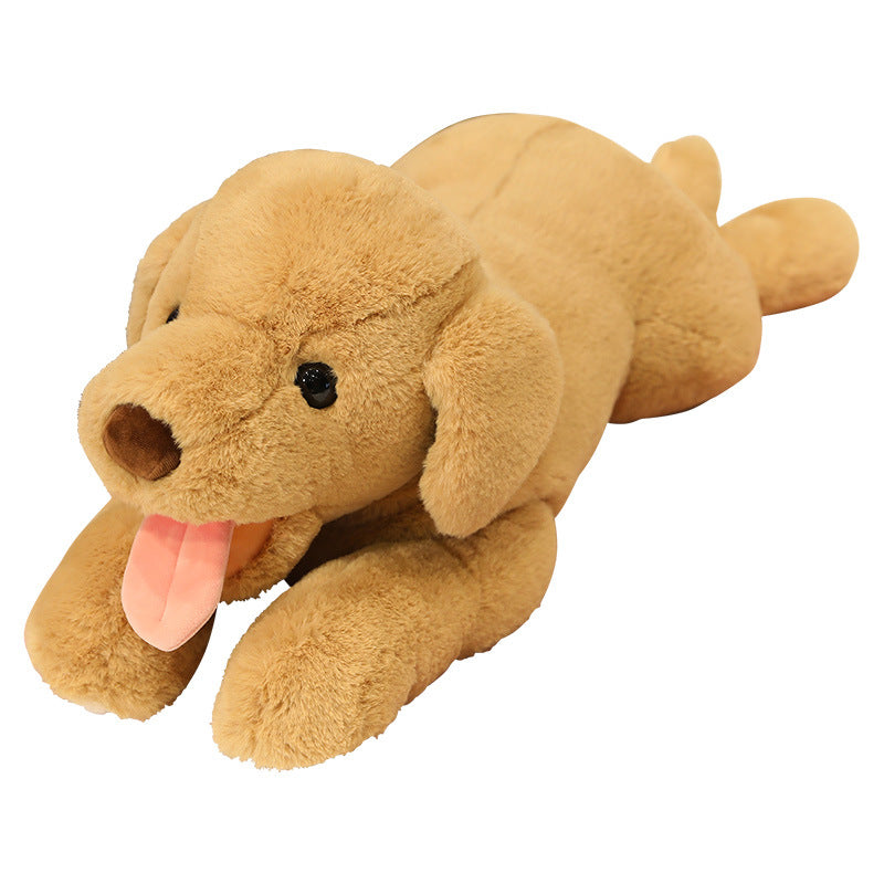Lying-Down Labrador Plush Toy
