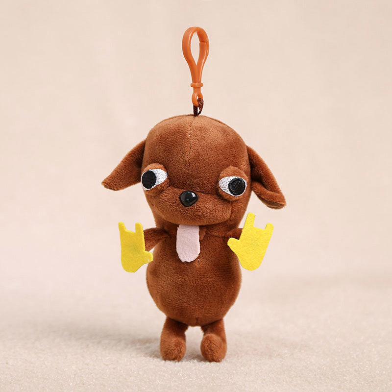 Chihuahua Plush Keychain Charm